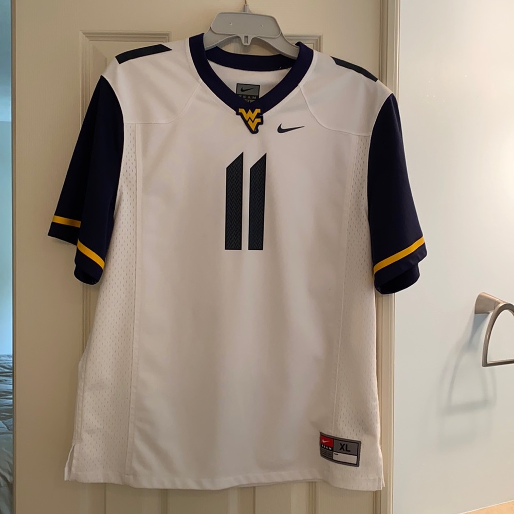 WVU Mountaineers Youth XL Nike Football Jersey